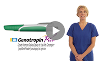 Genotropin Pen® instructional video thumbnail